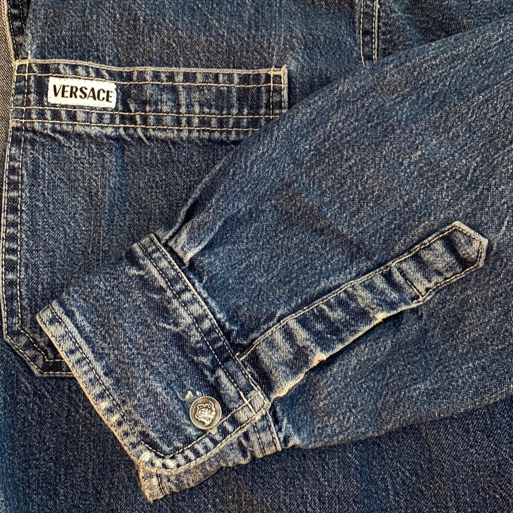 Vintage Versace denim shirt